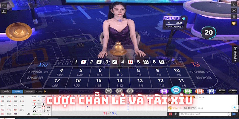 Cược chẵn/lẻ và tài/xỉu rất thú vị